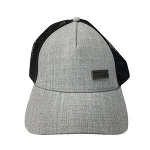 Titleist Golf Trucker Hat Gray Black Mesh Back Adjustable Snapback OSFA Cap